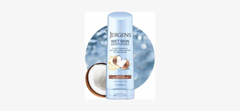 With Refreshing Coconut Oil - Jergens, transparent png #4005041