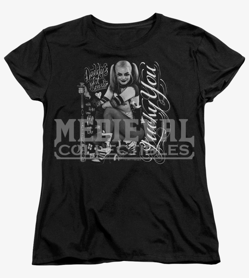 Suicide Squad Harley Lucky Womens T-shirt - Saved By The Bell T Shirt, transparent png #4005046