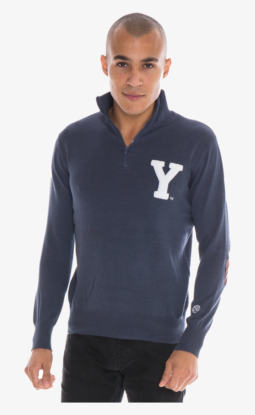 Brigham Young University Men's Quarter Zip Sweater - Sweater, transparent png #4005074