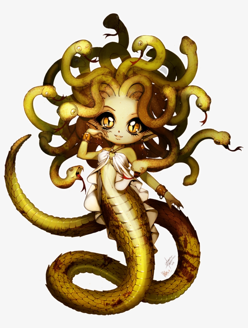 Medusa Clipart Greek Hero - Greek Mythology Medusa Png, transparent png #4005466