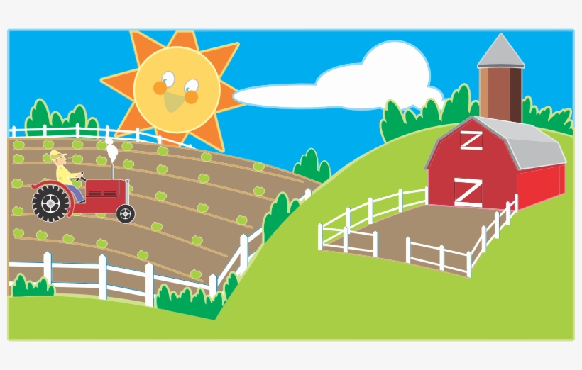 Free Clip Art Farm Animals - Farm Free Clipart, transparent png #4005537