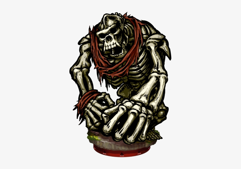 Gorilla Skeleton Figure - Illustration, transparent png #4006054