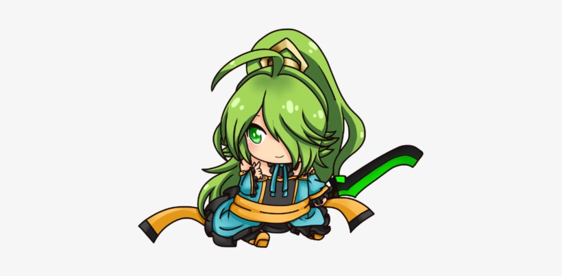 Kimiko Terumi Official Chibi - Blazblue Chibi, transparent png #4006136