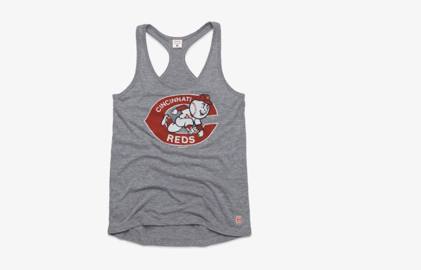 Women's Cincinnati Reds Racerback - Active Tank, transparent png #4006212