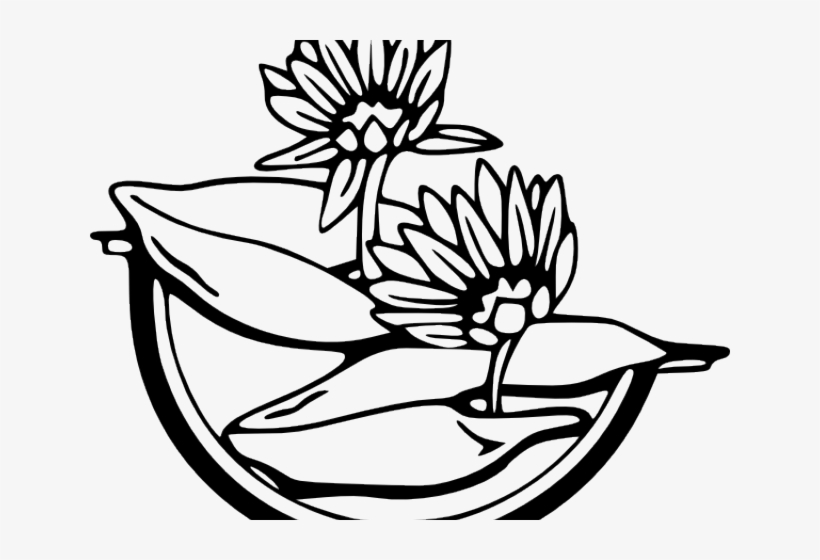 Water Lily Clipart Diagram - Water Lily Clip Art, transparent png #4007045