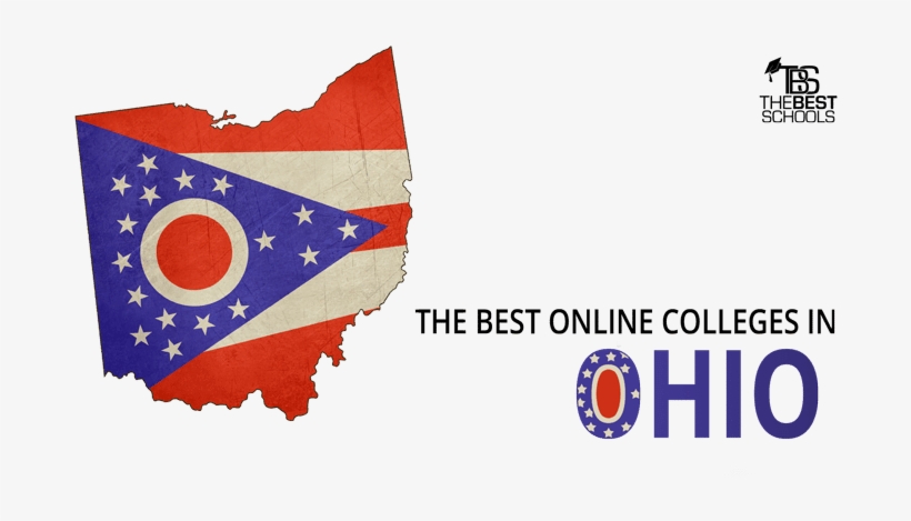 Best Online Colleges In Ohio - Ohio Flag Square Sticker 3" X 3", transparent png #4007271