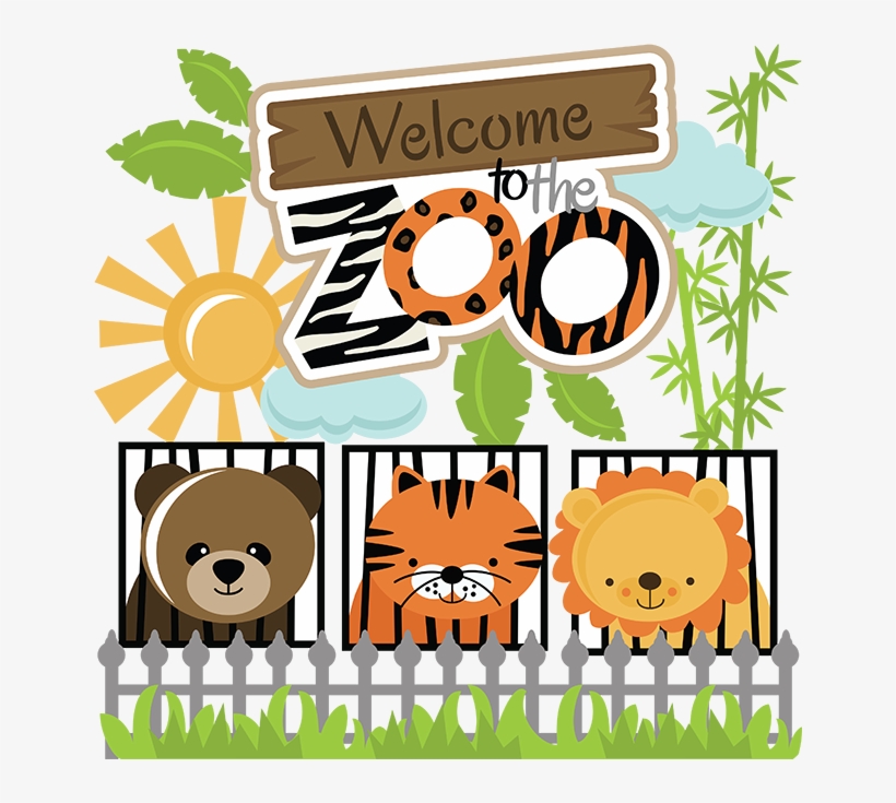 Download Welcome To The Zoo Clipart Lion Welcome To - Zoo Clip Art Free, transparent png #4007401