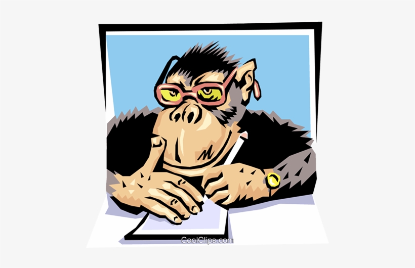 Monkey's Running The Zoo Royalty Free Vector Clip Art - Japing Ape: The Personal Memoirs Of Mr Gorilla Bananas, transparent png #4007620