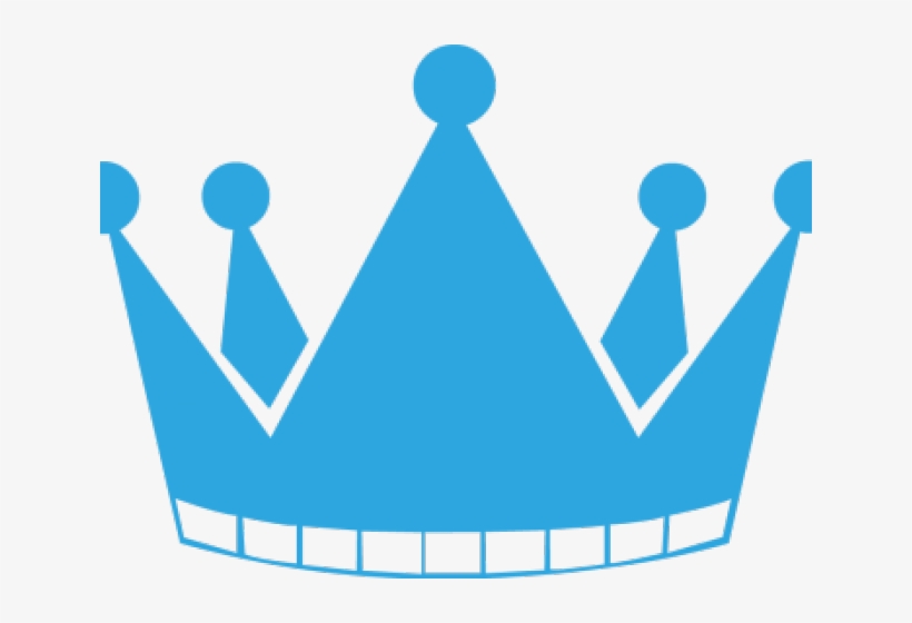 Crown Clipart Teal - Blue Prince Crown Clip Art, transparent png #4007701
