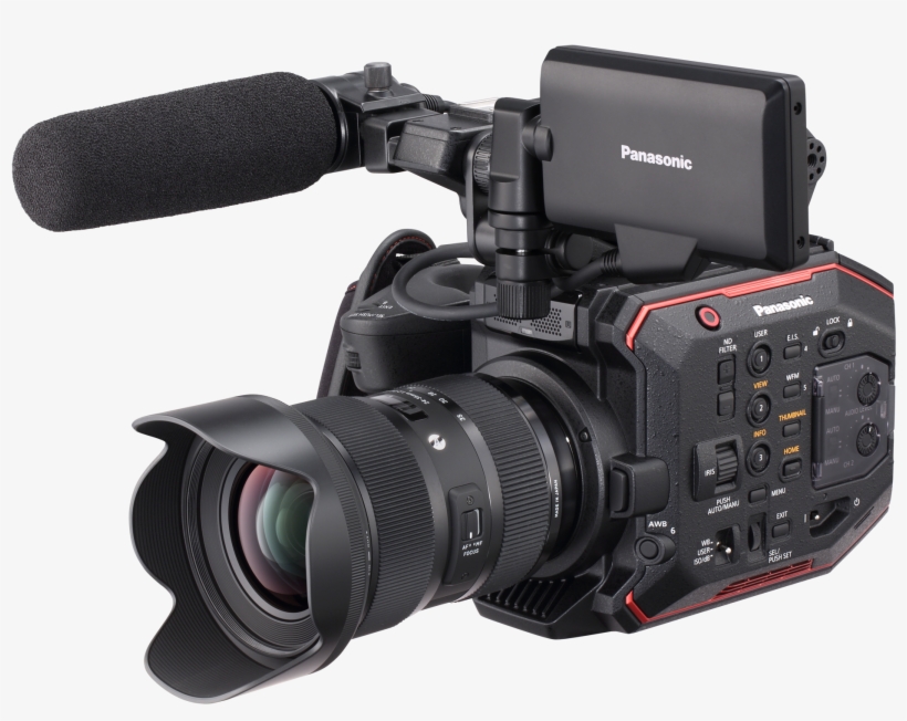Mirrorless Camera And The Varicam Lt 4k Cinema Camera - Panasonic Eva1, transparent png #4007735