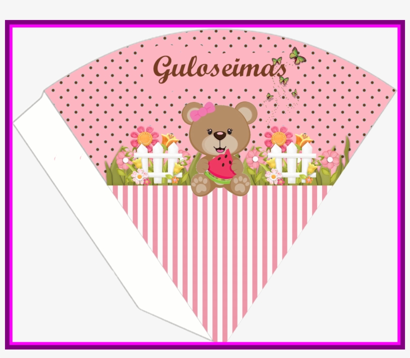 Amazing Cone Para Guloseimas Pequeno Cm Marrom Rosa - Party, transparent png #4007737