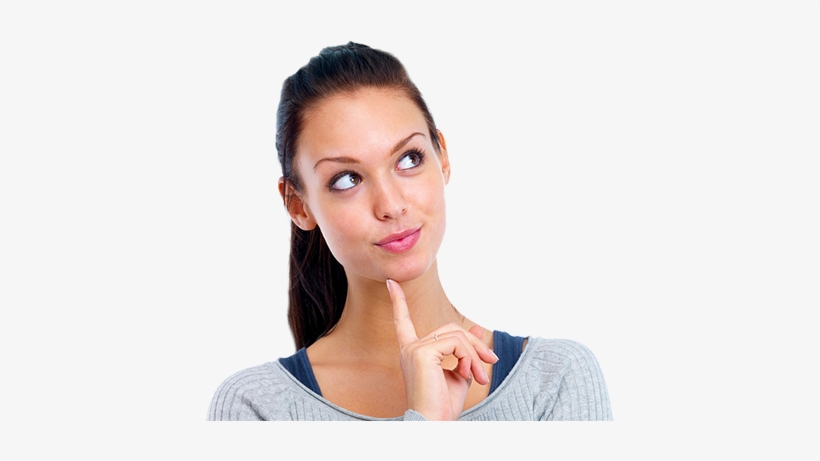 Woman-thinking3 - Emma Kathrine Good Girl Gina, transparent png #4007860