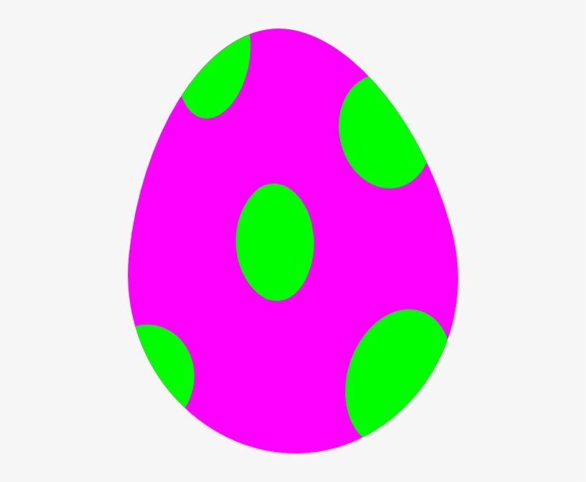 Larger Clipart Easter Egg - Purple And Green Easter Egg, transparent png #4008034