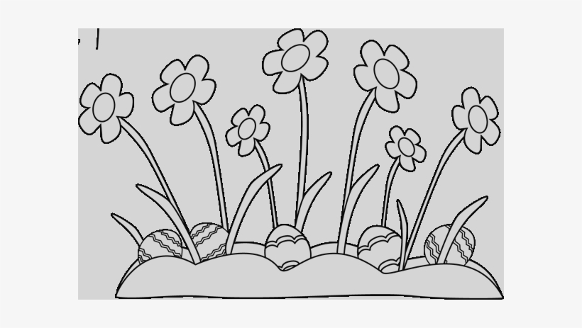 Black And White Transparent Flowers Clipart Png, transparent png #4008037