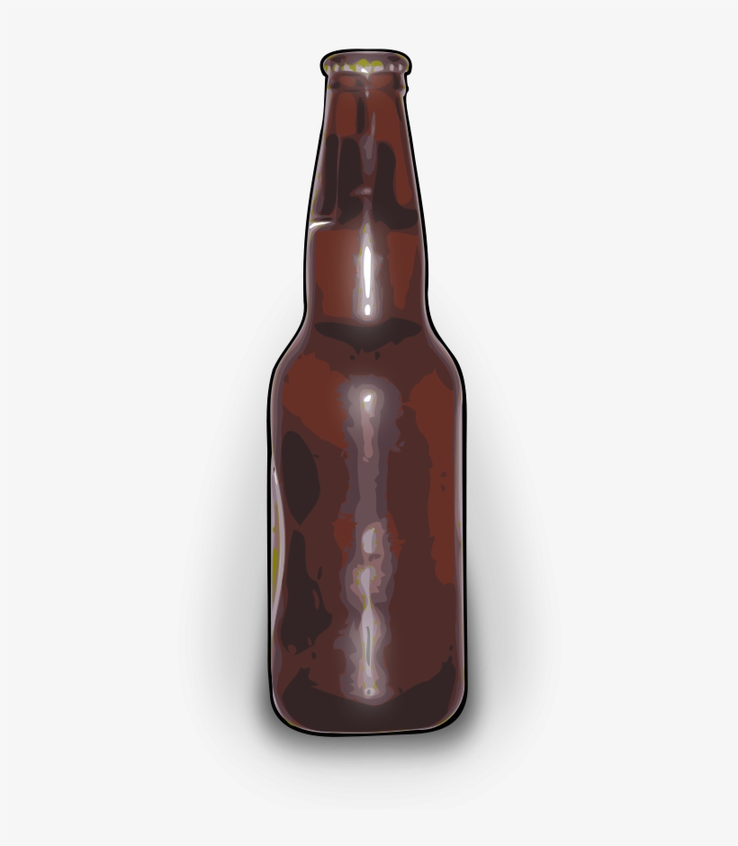 This Free Clipart Png Design Of A Nice Cold One - Beer Bottle Clip Art, transparent png #4008077