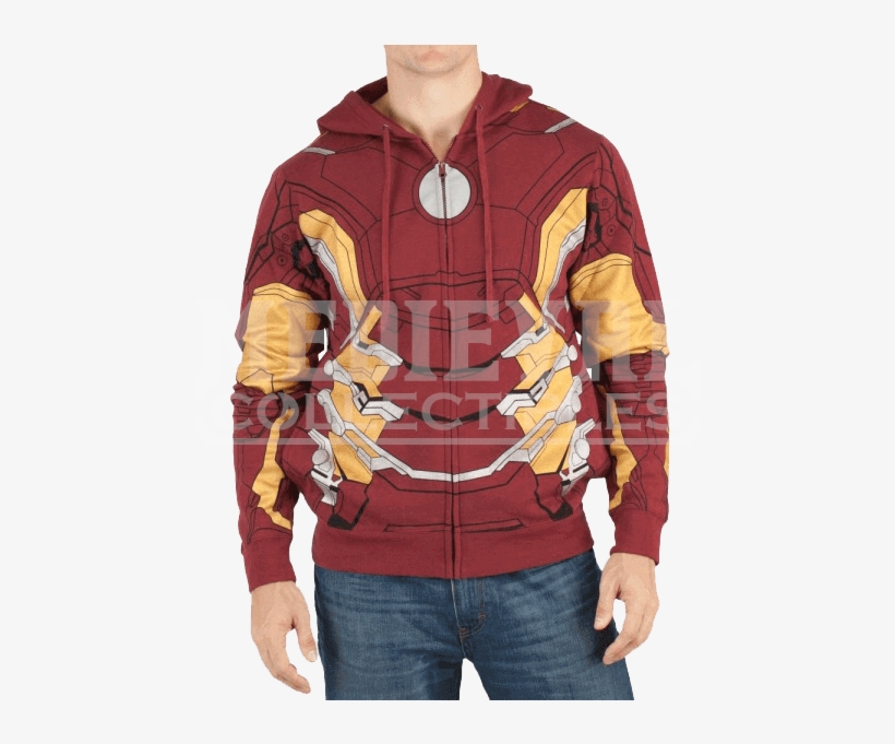 Marvel Iron Man Suit Up Hoodie-m, transparent png #4009034