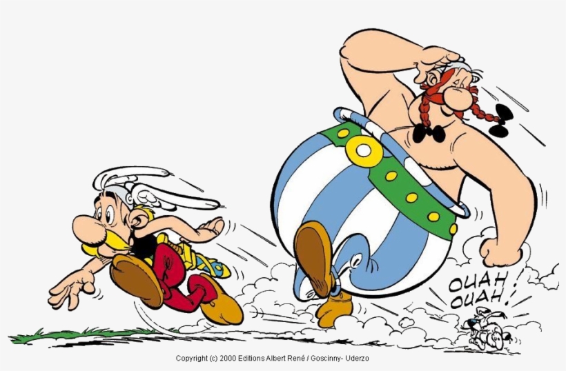 Reading Out Loud - Asterix The Gladiator, Asterix And The Banquet, Asterix, transparent png #4009477