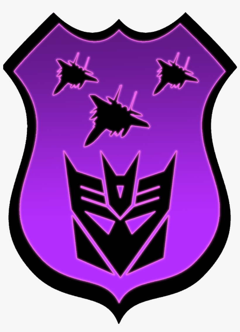 Seeker Badge On Deviantart Symbols Png Purple Decepticon - Decepticon Symbol, transparent png #4009561
