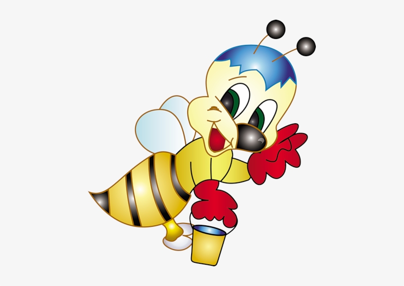 21 - Cartoon Bees, transparent png #4009723