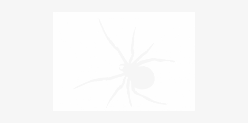 Spider Hanging Png - Black Widow Spider Silhouette Pillow Case, transparent png #4009798