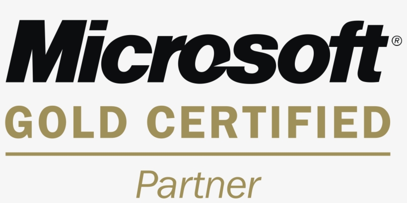 Microsoft Gold Certified Partner Logo Png Transparent - Microsoft Gold Certified Partner Logo Png, transparent png #4010121