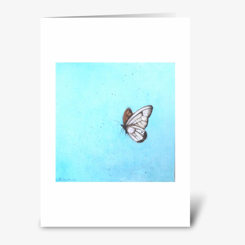 Orange Butterfly Greeting Card - Brush-footed Butterfly, transparent png #4010195
