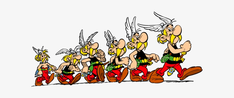 Discover The Amazing Life Of The Two Creators Of Asterix - Asterix Und Obelix Happy Birthday, transparent png #4010373