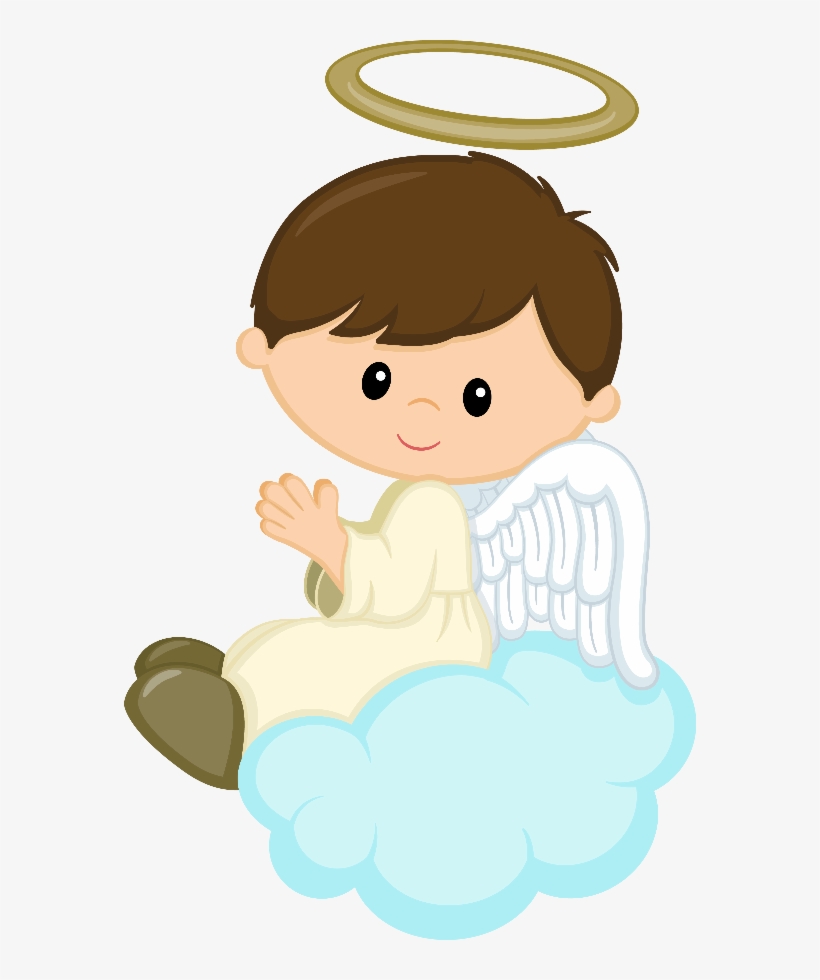 Baptism Angel Child Infant Clip Art - Angel For Christening, transparent png #4010540