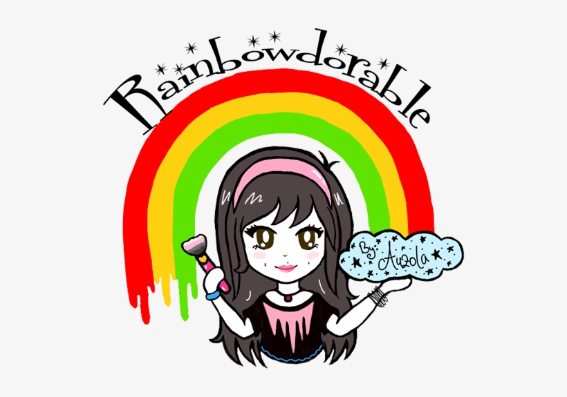 Rainbowdorable By Auzola - Illustration, transparent png #4010638