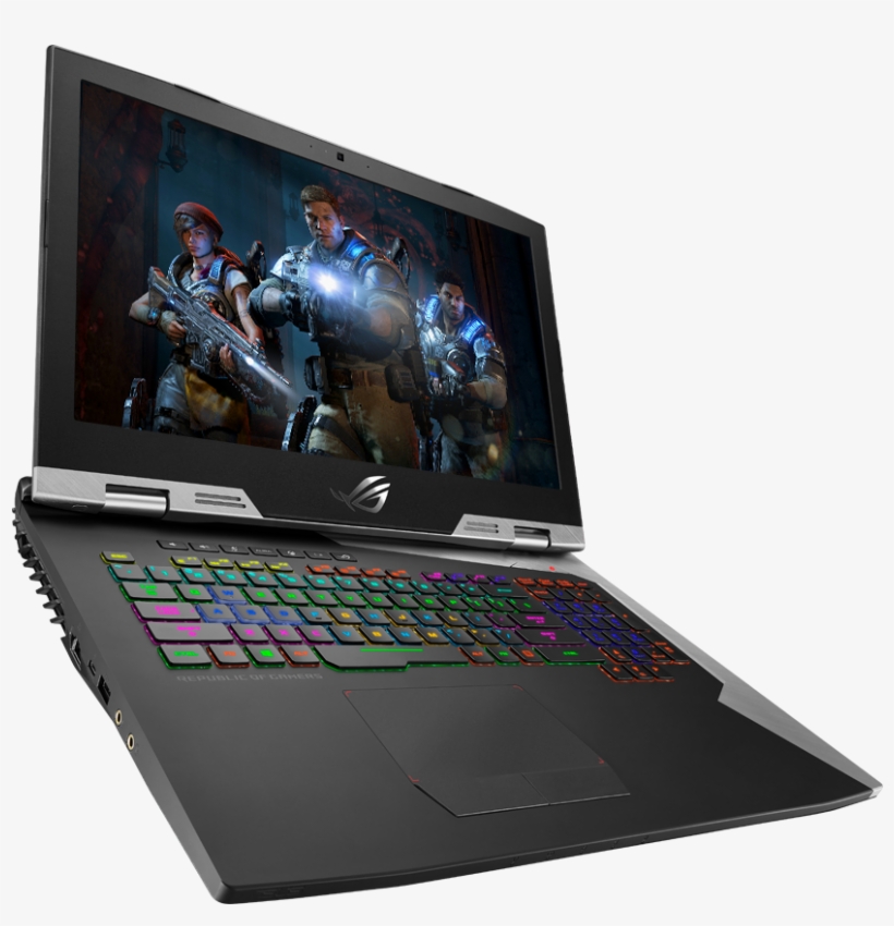 Extraordinary Performance Outside - Asus Rog Strix Gl703vd 17" Gaming Laptop, Gtx 1050, transparent png #4011299