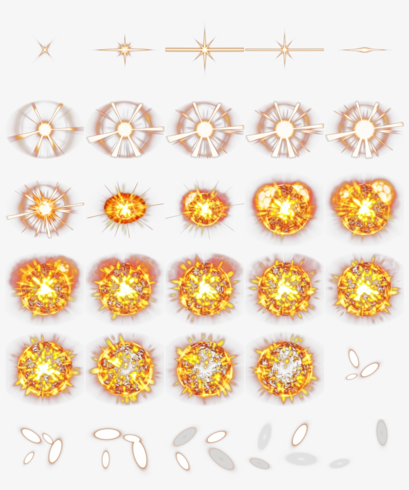 Fire3 - Sprite Explosao Png, transparent png #4011345