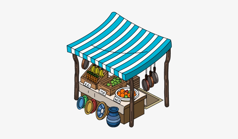 Tent Clipart Bazaar - Bazaar Stall, transparent png #4012013