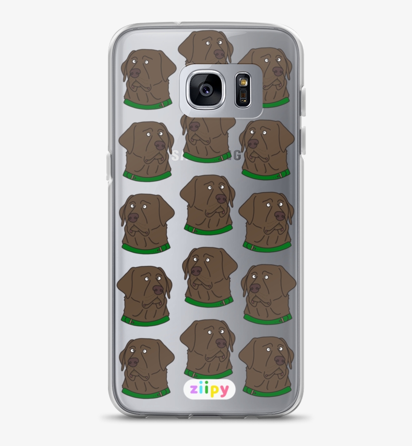 Chocolate Lab Samsung Case - Christmas Pudding, transparent png #4012451