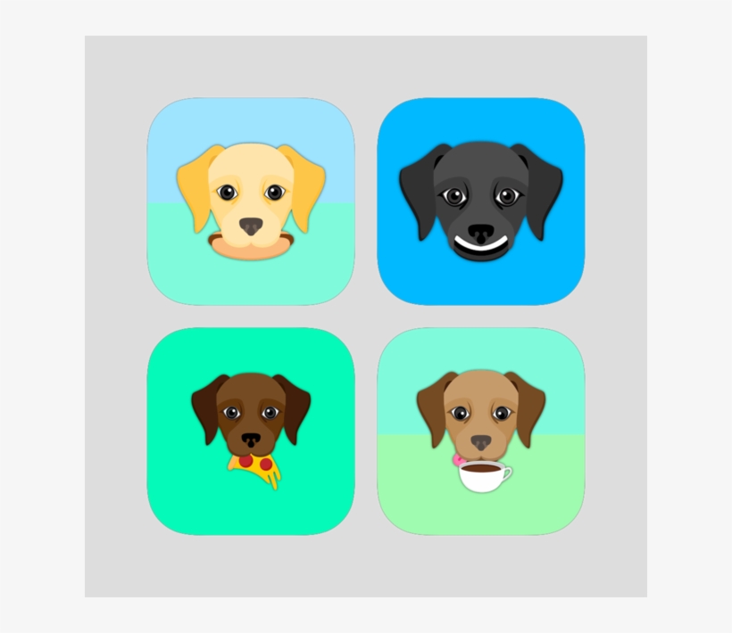 Labrador Lover Emoji Stickers For Imessage On The App - Labrador Retriever, transparent png #4012731