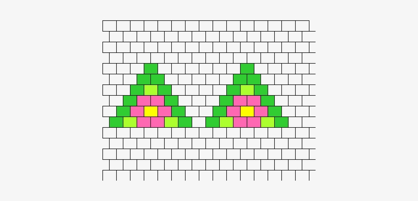 Flower Kitty Ears Bead Pattern - Colorfulness, transparent png #4012869