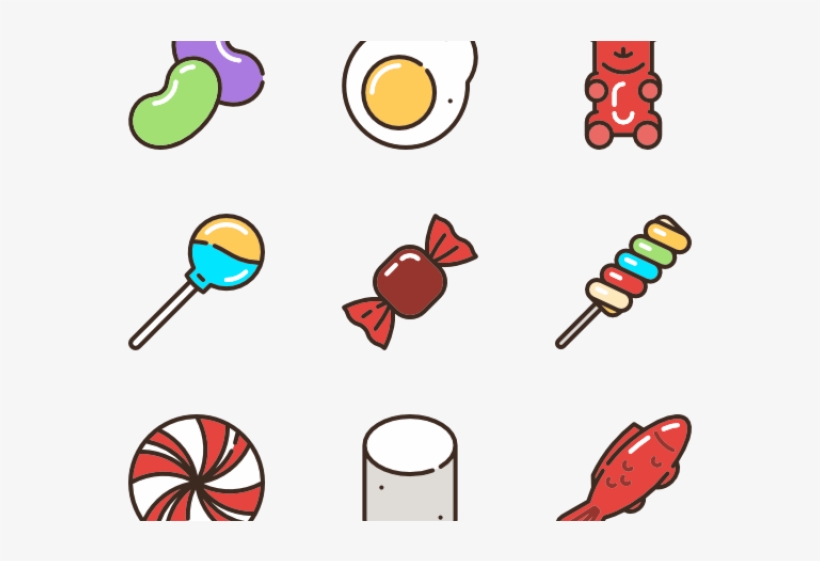 Candy Vector - Candy, transparent png #4012891