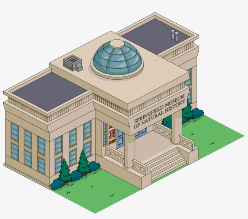 Springfield Museum Of Natural Historytapped Out - Cartoon Museum Of Natural History, transparent png #4013118