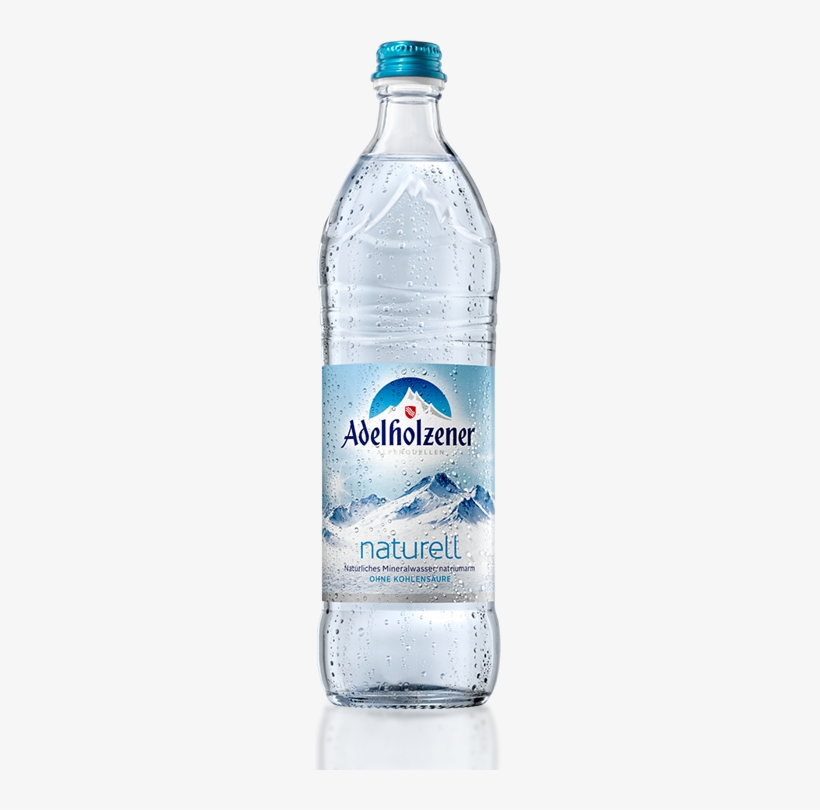 101115 Produkt Produktseite Produkt Ab - Adelholzener Naturell Glasflasche, transparent png #4013182