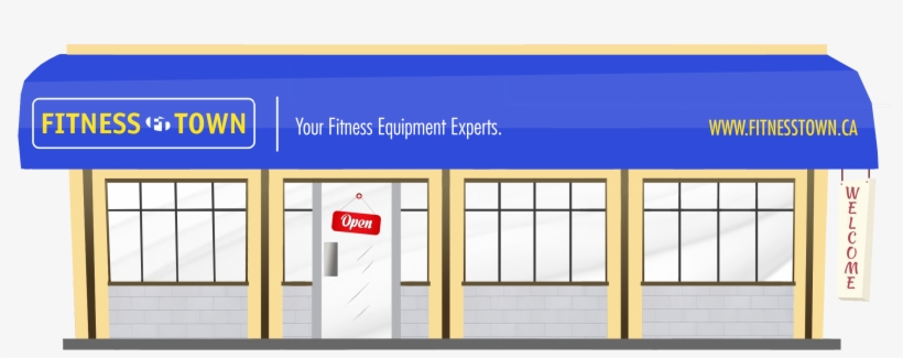 Fitness Town Cartoon Building, transparent png #4013185