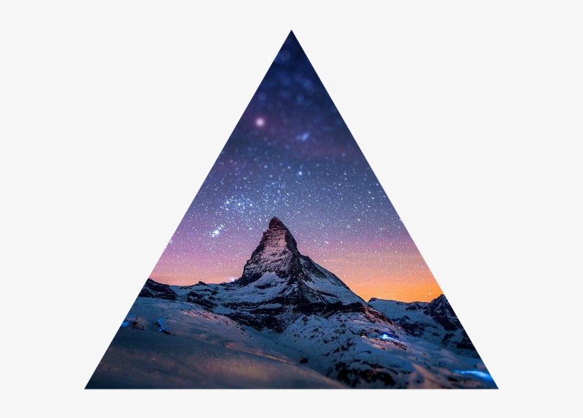 Matterhorn Mountain Stars Photograph - Matterhorn, transparent png #4013284