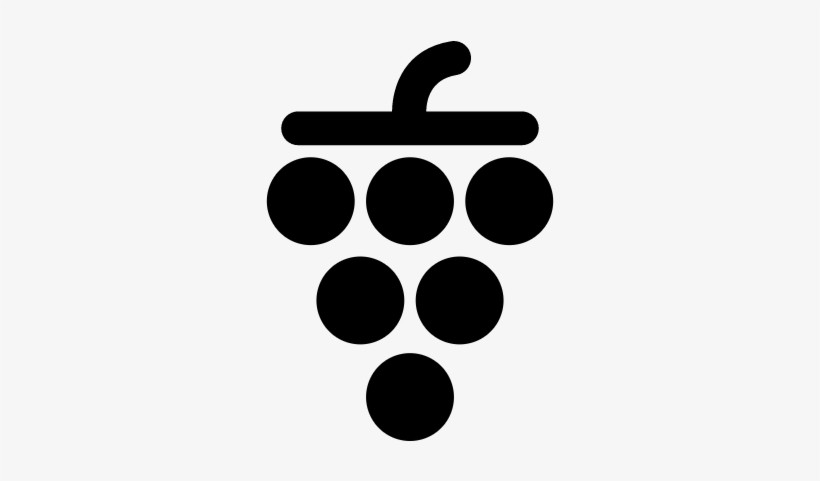 Bunch Of Grapes Vector - Logo Racimo De Uvas, transparent png #4013618