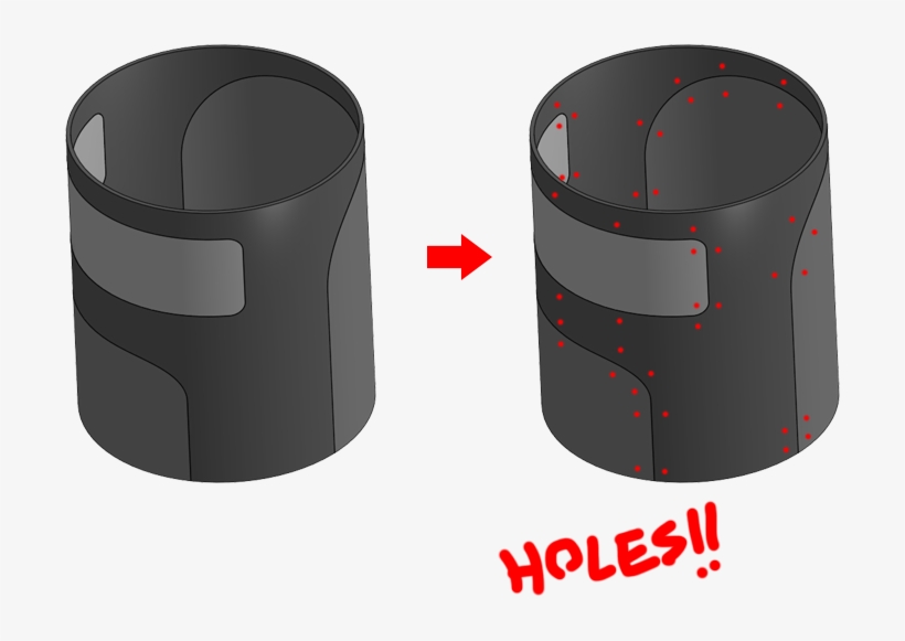 Holes - Cylinder, transparent png #4014055