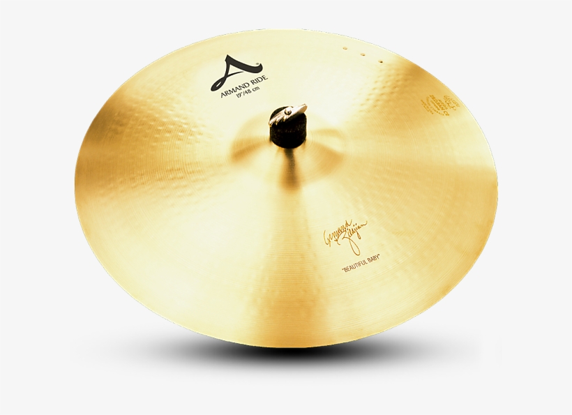 Zildjian Armand 'beautiful Baby' Ride With 3 Rivets - Zildjian 19" A Series Armand Beautiful Baby Ride Cymbal, transparent png #4014448