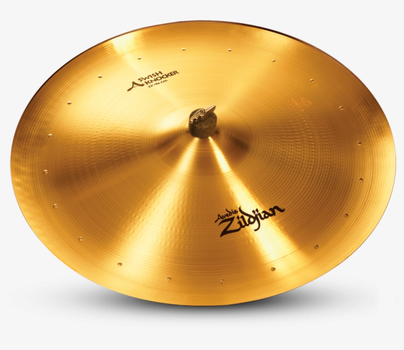 Zildjian A Swish Knocker Cymbal 22" W/ 20 Rivets - Zildjian A 22" Swish Knocker With Rivets, transparent png #4014474