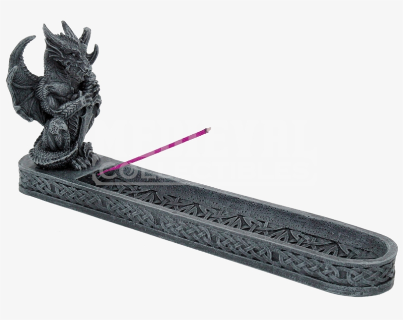 Celtic Dragon With Sword Incense Burner - Pacific Dragon Incense Burner #9392, transparent png #4014498
