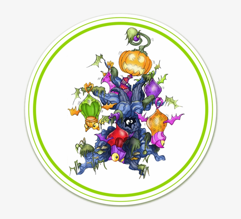 The Moodsters Scary Tree Ride Design Sketch The Moodsters - Design, transparent png #4014739