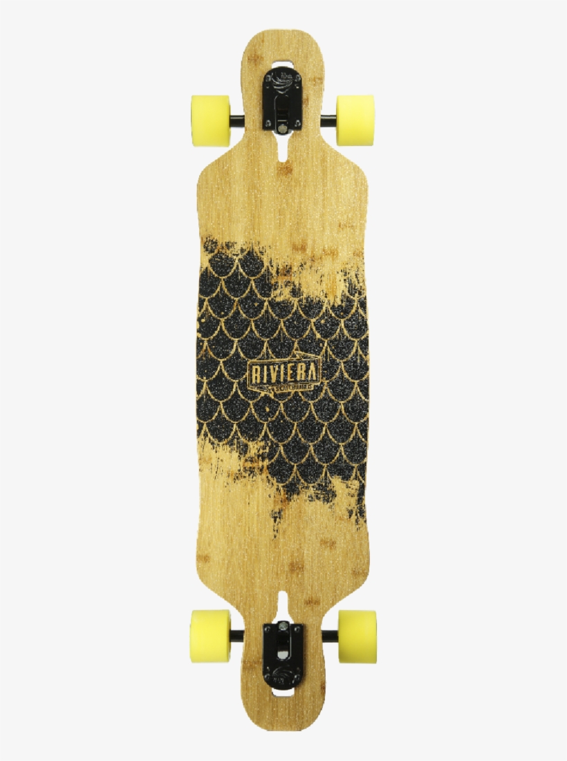 Riviera Beta Fish Drop Through Complete 38" Free Usa - Longboard Completo Riviera Skateboards Beta Fish, transparent png #4015127