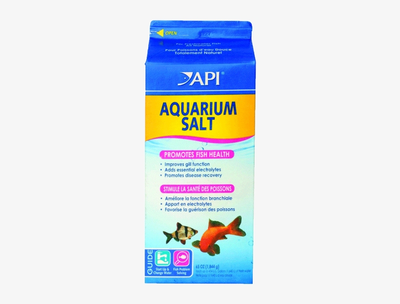 Guidelines For Beginners Using Salt - Api Aquarium Salt - 65 Oz Box, transparent png #4015344