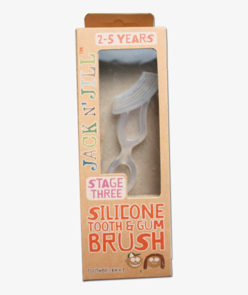 Jack N' Jill Silicone Brush For Teeth And Gum - Toothbrush, transparent png #4015418