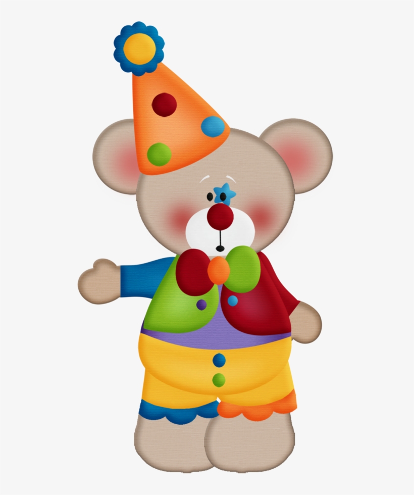 Aw Circus Bear 15 - Clown, transparent png #4015595